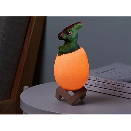 Bērnu Nakts Gaisma Lampa Dinozaurs Ola RGB LED