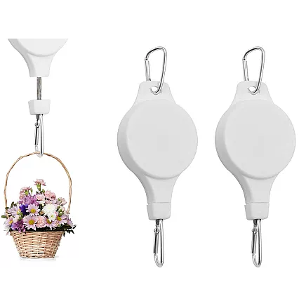 Pagarināms Regulējams Āķis Puķu Podu Pakarināšanai, 2 gab. komplekts