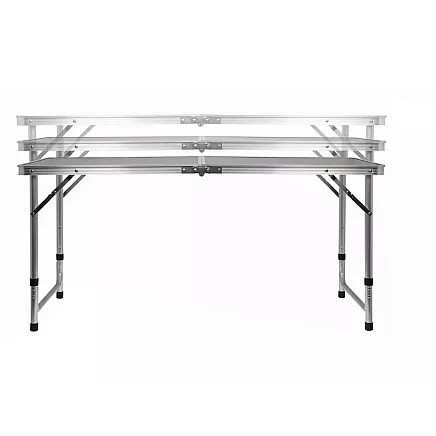 Saliekams tūrisma galds ar 4 krēsliem, Brūns