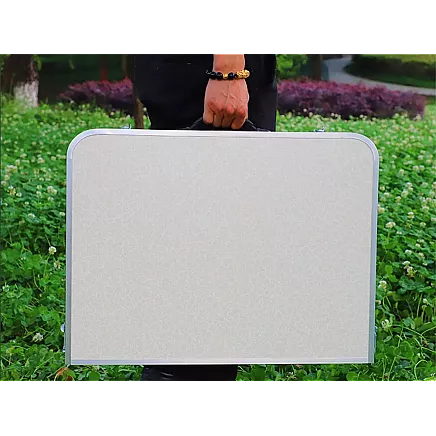 Tourist table set folding camping table large 4 chairs suitcase