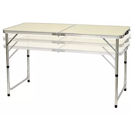 Tourist table set folding camping table large 4 chairs suitcase