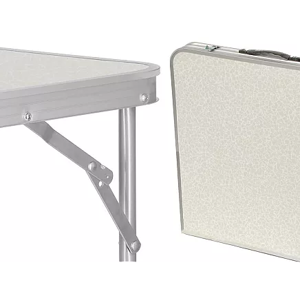 Tourist table set folding camping table large 4 chairs suitcase