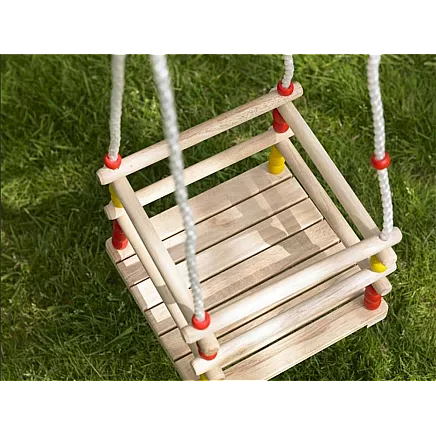 Childrens garden swing armchair rocking chair wooden railing for garden home