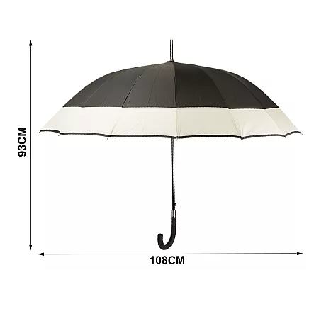 Elegant large government umbrella strong xxl non-slip handle automatic