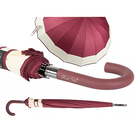 Elegant large government umbrella strong xxl non-slip handle automatic