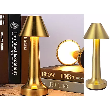 Bedroom table night light touch lamp 3 step wireless