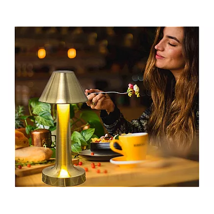 Bedroom table night light touch lamp 3 step wireless