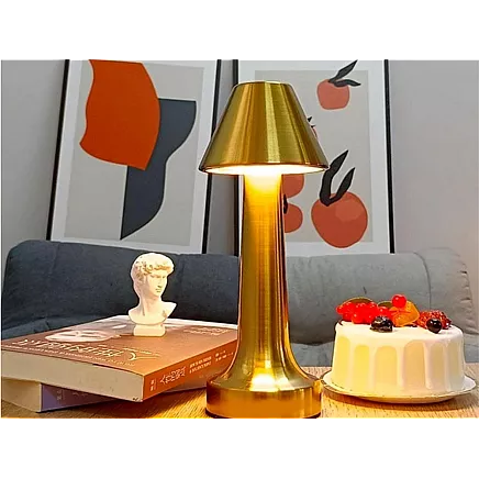 Bedroom table night light touch lamp 3 step wireless