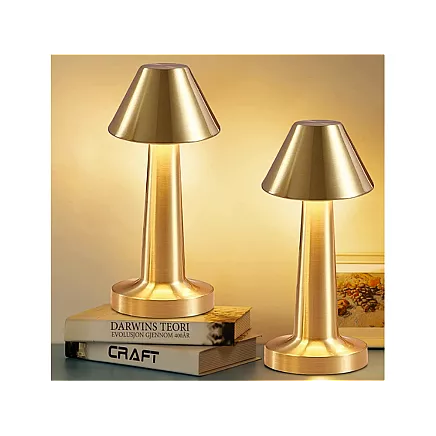 Bedroom table night light touch lamp 3 step wireless
