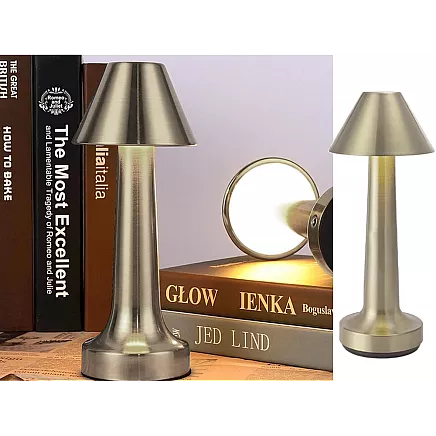 Bedroom table night light touch lamp 3 step wireless