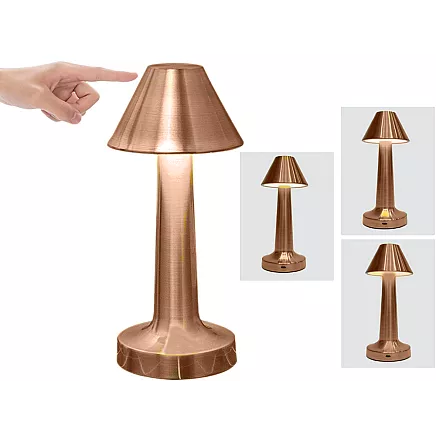 Bedroom table night light touch lamp 3 step wireless