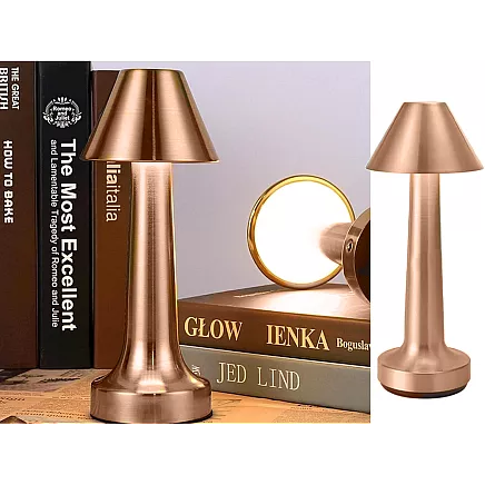 Bedroom table night light touch lamp 3 step wireless