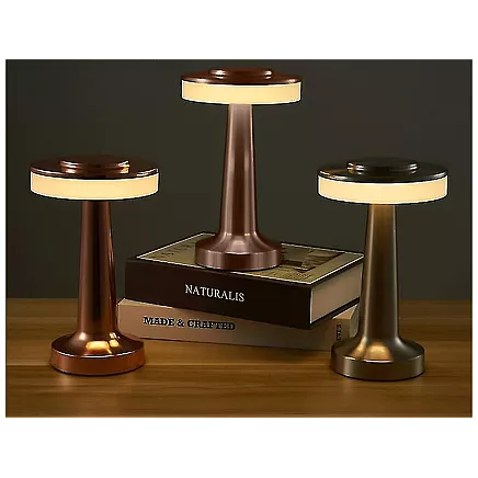 Nakts Gaisma Bezvadu Galda Lampa Guļamistabai