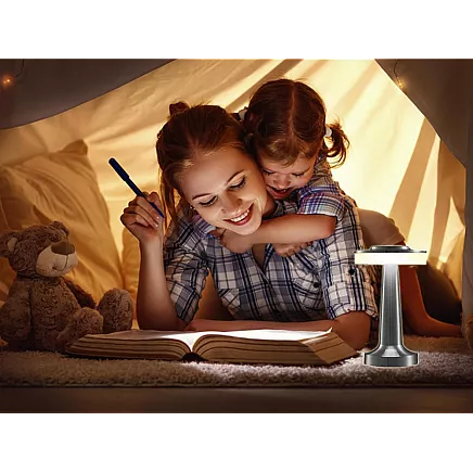 Pieskāriena Nakts Galda Lampa Bezvadu Režīmā