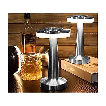 Pieskāriena Nakts Galda Lampa Bezvadu Režīmā