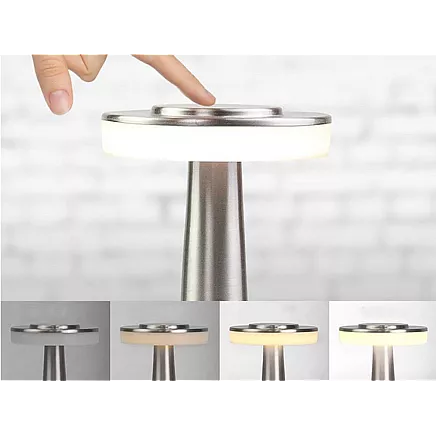 Pieskāriena Nakts Galda Lampa Bezvadu Režīmā