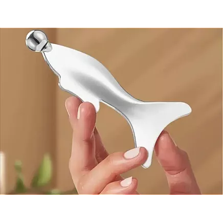 3D Nostiprinošs Ķermeņa un Sejas Masāžas Aparāts No Nerūsējošā Tērauda