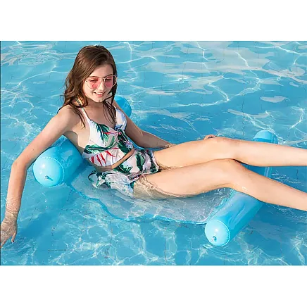 Inflatable mattress water hammock swimming chair pool lounger float mat