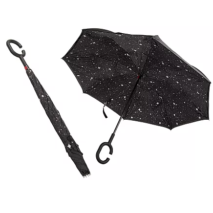 Umbrella inverted folding umbrella inverted strong wires solid standing