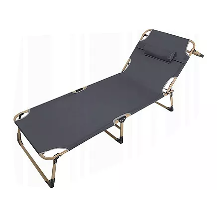 Saliekamā militārā gulta 120kg 190x70 pelēka