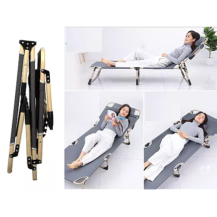 Saliekamā militārā gulta 120kg 190x70 pelēka