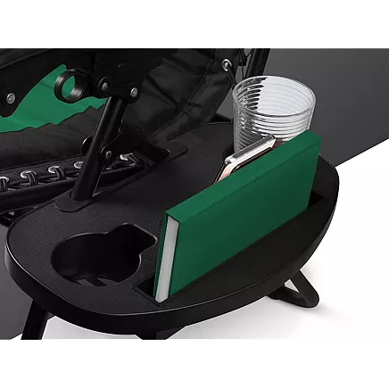 Garden beach lounger folding cushion gravity reinforced soft