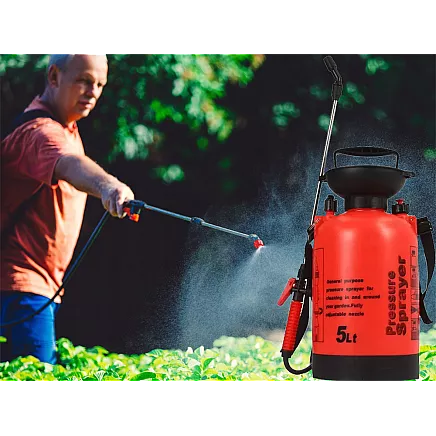 Pressure sprayer garden hand sprayer long lance 5l belt