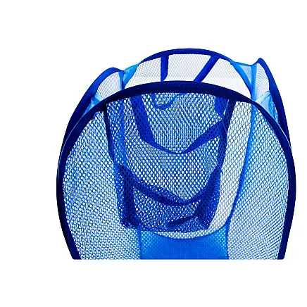 Saliekams Organizators, Grozs, Soma rotaļlietu, apģērbu glabāšanai, Zils (47x26x26 cm)