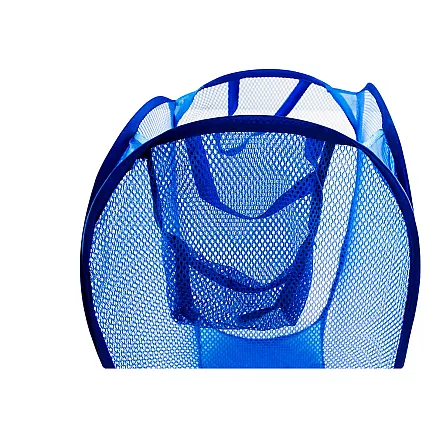 Saliekams Organizators, Grozs, Soma rotaļlietu, apģērbu glabāšanai, Zils (67x38x38 cm)