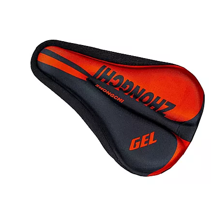 Mīksts Velosipēda Sēdekļa Silikona Pārvalks Pārklājs Ar Profilētu Vāku, Sarkans