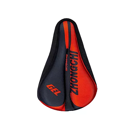 Mīksts Velosipēda Sēdekļa Silikona Pārvalks Pārklājs Ar Profilētu Vāku, Sarkans