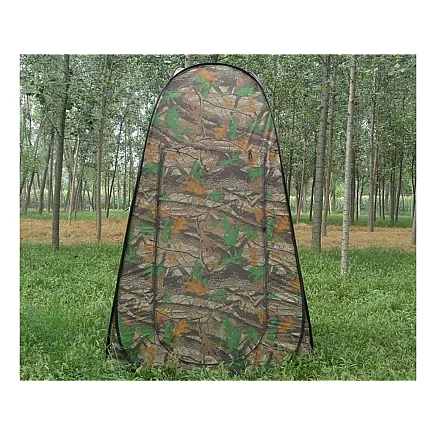 Pārnēsājama pludmales kempinga mainītavas, dušas un tualetes telts