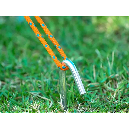 Tent piles anchor pigs steel 31cm 10pcs hook & loop pins