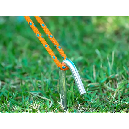 Tent piles holidays anchor pins steel 18cm 20pcs hook & loop pegs