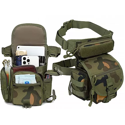 Hip pouch leg bag military tactical capacious military kidney