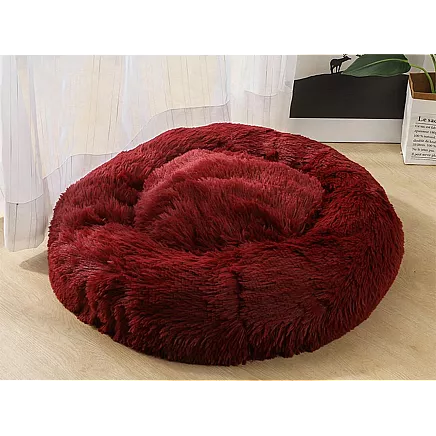 PLUSH BED 80 BURGUNDY (20)