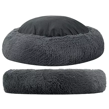 PLUSH BED 80 DARK GRAY (20)