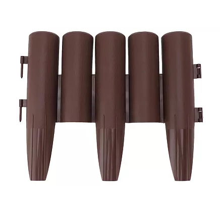 Dārza nožogojums 215cm plastmasa 8 elementi