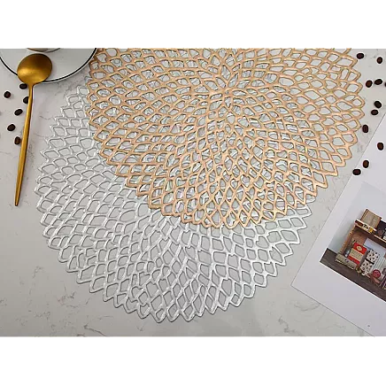 LACE TABLE MAT GOLD (180) GAB_A