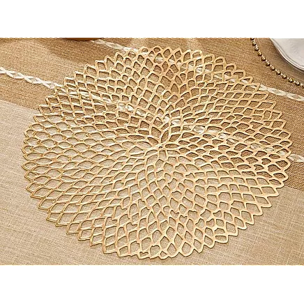 LACE TABLE MAT GOLD (180) GAB_A
