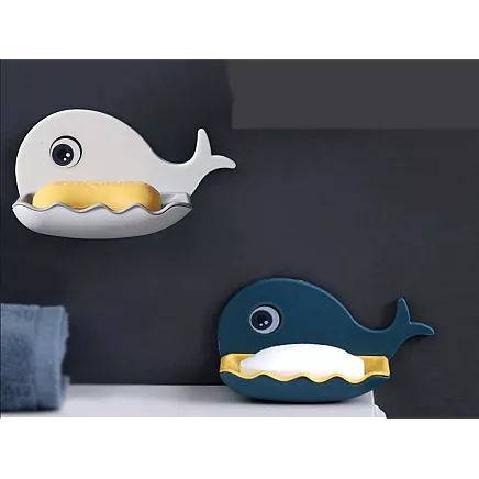 Ziepju trauks ar drenāžu vaļa formā