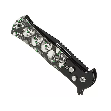 Taktiskais tērauda saliekamais nazis pārgājieniem un kempingam