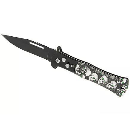 Taktiskais tērauda saliekamais nazis pārgājieniem un kempingam