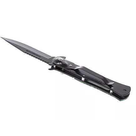 Taktiskais tērauda saliekamais nazis pārgājieniem un kempingam