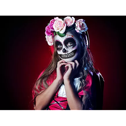 Pagaidu tetovējums Halloween monstrīgi zobi, viegli noņemams