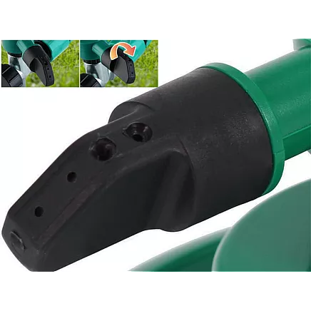 GARDENA rotējošs zāliena smidzinātājs 360° regulējams, plastmasa, zaļš