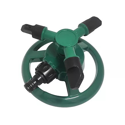 GARDENA rotējošs zāliena smidzinātājs 360° regulējams, plastmasa, zaļš