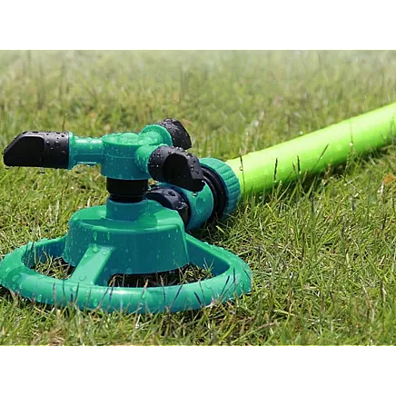 GARDENA rotējošs zāliena smidzinātājs 360° regulējams, plastmasa, zaļš