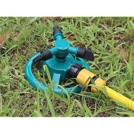 GARDENA rotējošs zāliena smidzinātājs 360° regulējams, plastmasa, zaļš