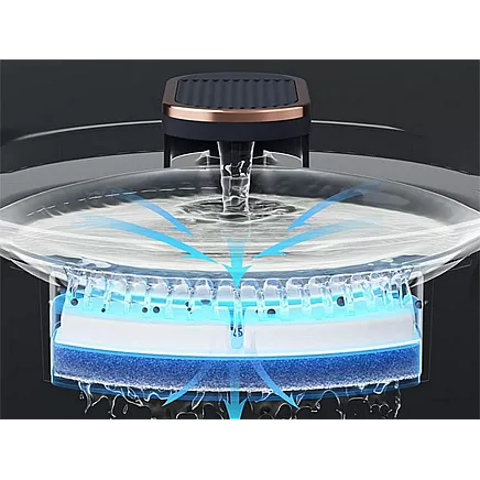 Automātisks kaķu un suņu dzirdītājs ar ūdens filtru